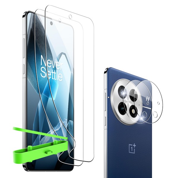 Heioloo Pack of 4 Screen Protectors for Oneplus 13, 2