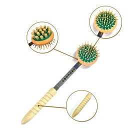 Samson Pangpang Portable Wooden Acupressure Hand Massager Hand Massage Rod Acupressure Rod / 삼손 팡팡 휴대용 나무 지압 핸드 안마기 손 안마봉 지압봉