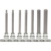 KS Tools 918.3960 CHROME+ hex bit socket set, 7pcs, 3/8"