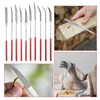 Set of 10 Diamond Needle Files Metal Mini Diamond Files