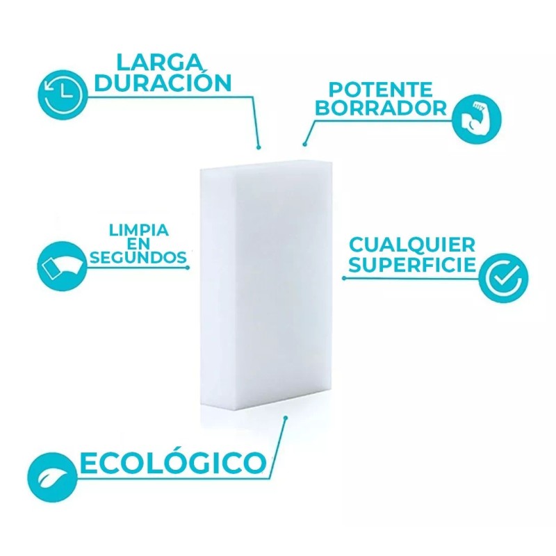 EGTMA Kit De 20 Esponja Mágica Para Limpieza Paquete