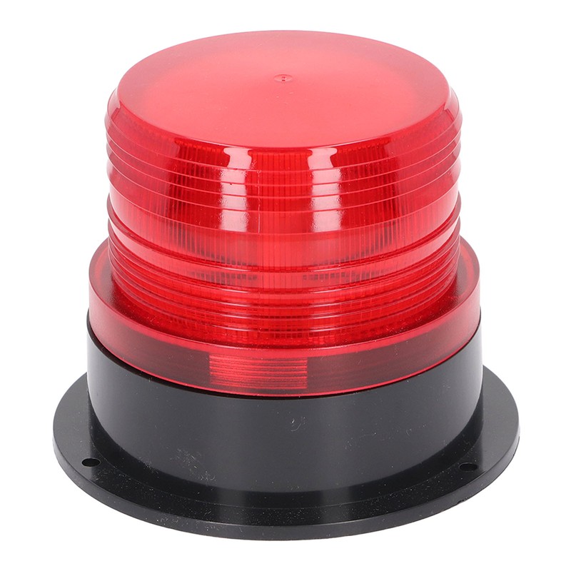Round Red Warning Light Industrial Emergency LED Rotating Strobe Beacon