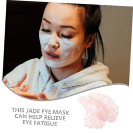 OHPHCALL Jade Eye Mask for Sleep Cold Eye Patch for Facial Sleep Mask Moon Shape Design