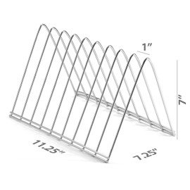 Officemate Triangular Wire File Sorter, Chrome (93152)