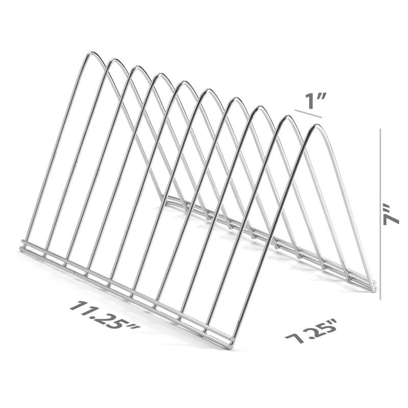 Officemate Triangular Wire File Sorter, Chrome (93152)