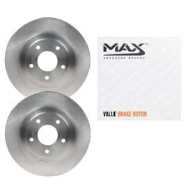 Max Advanced Brakes Rear Brake Rotors for 1999-2021 Chevy Express Silverado 2500 3500