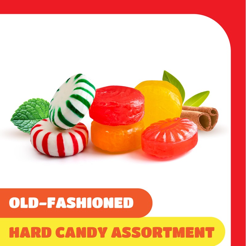 Old Fashioned Hard Candy Assortment - 3 Pound Bulk Pack