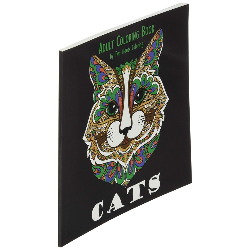 Adult Coloring Book: Cats