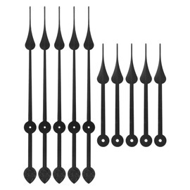 Ciieeo 5sets DIY Long Shaft Clock Movement Kit Elegant Clock Hands for Minimalist Wall Repairs Easy Installation Mechanical Parts for Home Decor