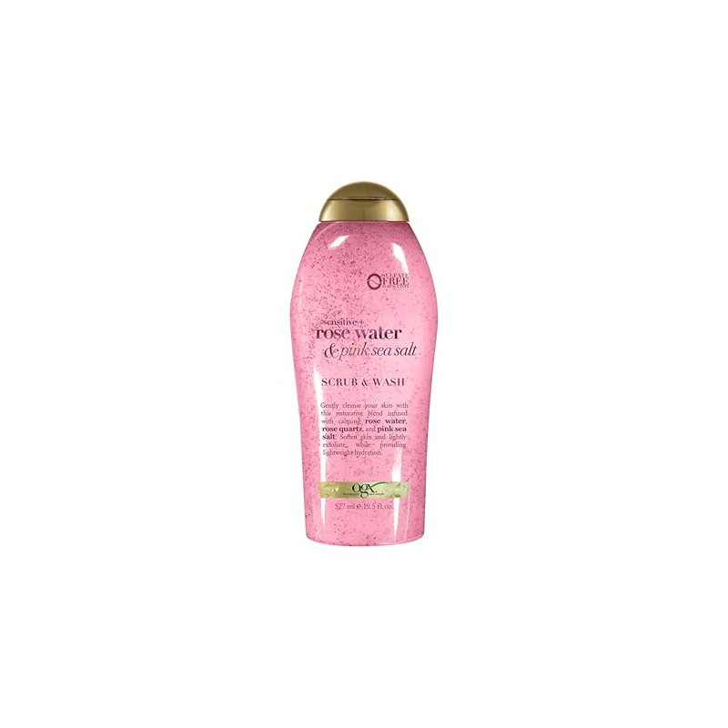 OGX, Body Wash de Sal Rosa y Agua de Rosas,
