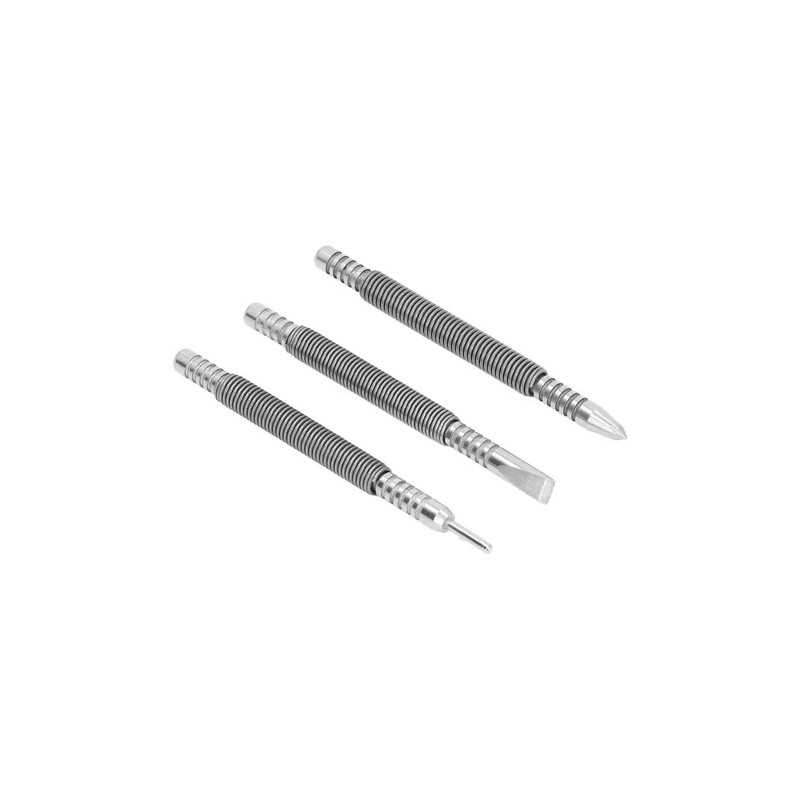 Spring Nail Punch 3 Pcs Carbon Steel Loaded Design 3500psi