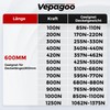 Vepagoo Gas Springs 600 mm 300 N/30 kg for Bed