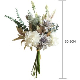Hermoso Ramo de Flores Secas Artificiales Vintage, Arreglos Florales, Jardín, Boda, Decoración Interior, B