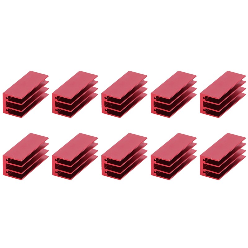 10Pcs Heat Sink 40x16x16mm Aluminium Thermal Cooler Cooling Radiator Set