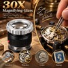 30X Pocket Magnifier for Detailed Inspection – LED UV Light,