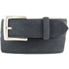 BELTINGER Suede Belt with Antique Silver Belt Buckle 4 cm