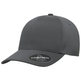 Flexfit 6277 Wooly Combed Twill Cap w/THP No Sweat Headliner Bundle Pack, Dark Grey, S/M