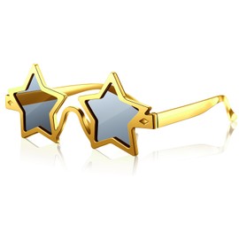 Baogui Star Glasses, Star Sunglasses, Retro Star Hobby Sunglasses, Fashion Sunglasses, Great for Parties (1 Pair)