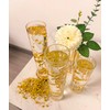 12pcs Pearl String for Floating Candles Centerpiece, Gold Faux Pearl