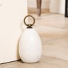 White Marble Doorstop Heavy Duty Non-Scratch 1.75kg Door Stop for