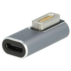 vhbw USB Type C to MagSafe 1 Adapter Compatible with Apple A1224, A1185, A1242, A1237, A1181, A1184 Notebook, Laptop - 2.8 x 1.25 x 0.7 cm, 100W