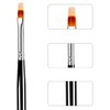 BQAN 2 Pc Nail Ombre Brush Pro Nail Art Tools,