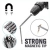 Bestgle 23pcs 1/4" Hex Shank 100mm/4 Inch Long Magnetic Screwdriver