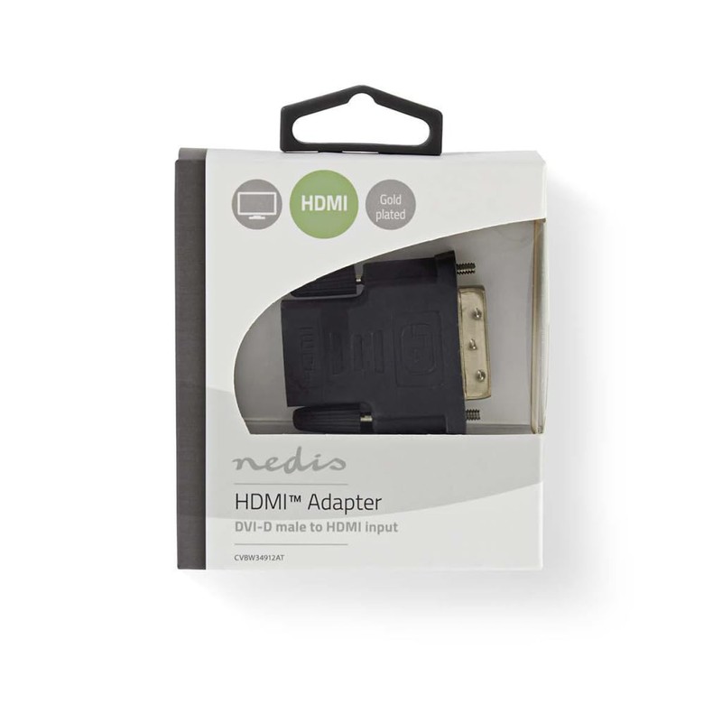 Nedis HDMI Adapter Hembr to DVI-D Male 24+1P