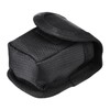 Fdit Portable Black Storage Bag for Finger Oximeter with Belt