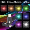 Mini USB LED Car Light, DC 5V Intelligent Interior Car