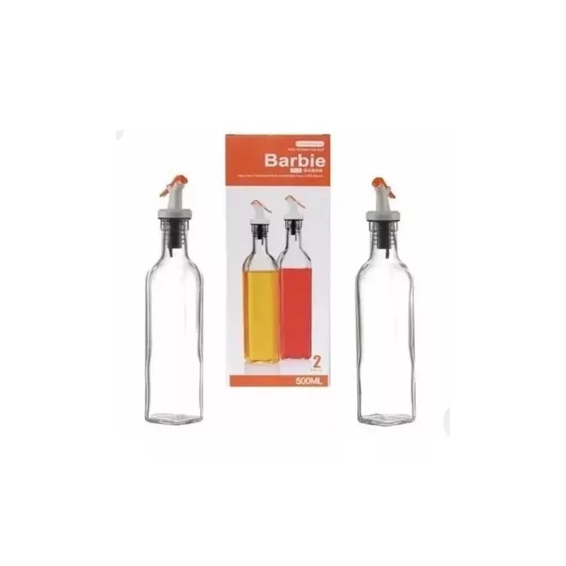 RIVERSOFY 2 Botella Dispensador Aceite Vinagres Vinagreta 500ml