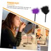 Baluue 2pcs Fluffy Makeup Powder Puff Velour Cosmetic Sponge for