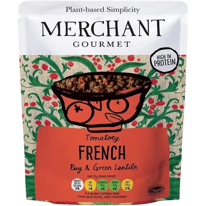 PUY Lentils Sundried Tomato & Basil 250g