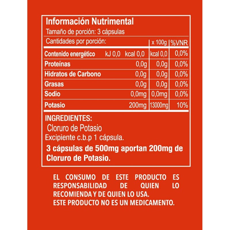 Prettán XIII Suplemento Alimenticio Cloruro de Potasio 200 mg Frasco