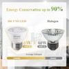 DiCUNO PAR16 LED Bulb 60W Equivalent, 6W Short Neck Spotlight