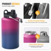 Kerilyn Insulated Gallon Jug with Handle, One Gallon, 128oz Stainless