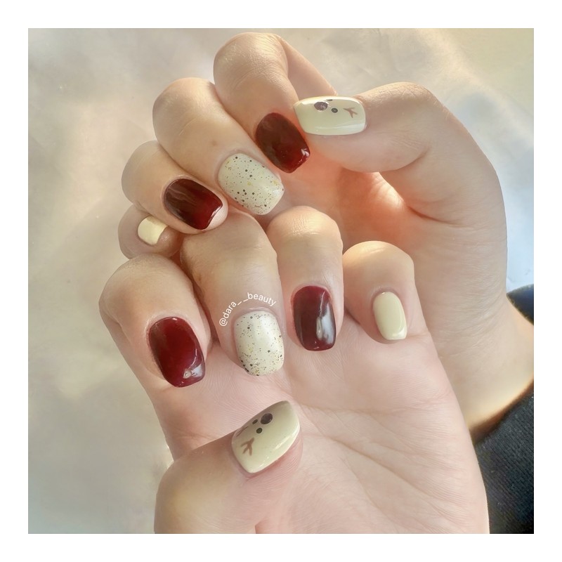 Dara Beauty December 2025 Art of the MonthRudolph Nail❣ -