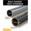 Strapinno - Ratcheting Cargo Bar 44"-74", Non-Slip Truck Bed Divider,
