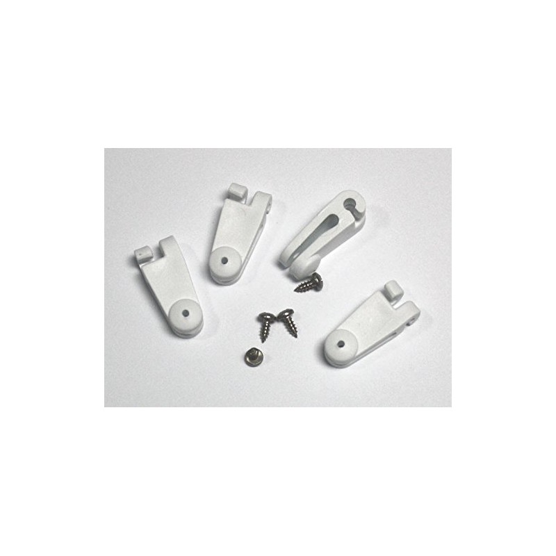 Gardinger 20 x Running Hooks with Stainless Steel Screw for