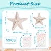 8 Pack Mermaid Hair Clips Set, Starfish Hair Clip and