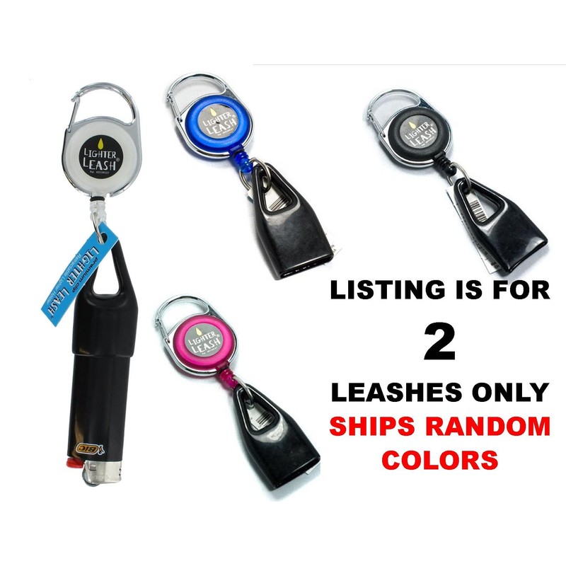LIGHTER LEASH 2 Pack - The Premium Retractable Lighter Holder