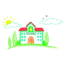 Jovi – Assorted Box of 16 Wax Crayons with Sharpener (980/16)