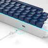 MageGee Portable 60% Mechanical Gaming Keyboard, MK-Box LED Backlit Compact