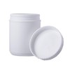 Consolidated Plastics 42591 HDPE Canister, White, 60 oz., 12 Piece