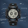 Men Digital Watch with Calendar and Alarm Clock Waterproof Nightlight