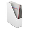 TRU RED Plastic Magazine File, White (TR55280)