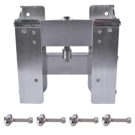 Adjustable 4'' Set Back Jack Plate Manual Power Lift Transom Outboard Boat Motor Replacement for Outboard Boat Motors GELUOXI