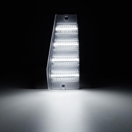 Aexploer LED Side Marker Lights Parking Light for Cherokee XJ 1984-1996 for Comanche MJ 1986-1992 for Wagoneer 1984-1990 Clear Lens White Light