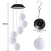 PAPRMA Wind Chime Light, LED Wind Chime, Solar, Waterproof, Solar