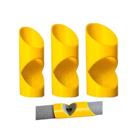 3-Piece Foam Pipe Insulation Cutter Set – Precision Tools for 41mm, 46mm, 53mm Pipes – Easy Cutting & Perfect Alignment for Home, Commercial & Industrial Insulation Projects